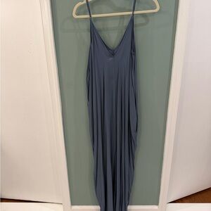 Elan Slate Blue Maxi Dress